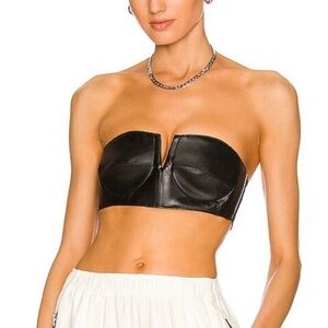 RTA Noa Crop Top in Black Size 0